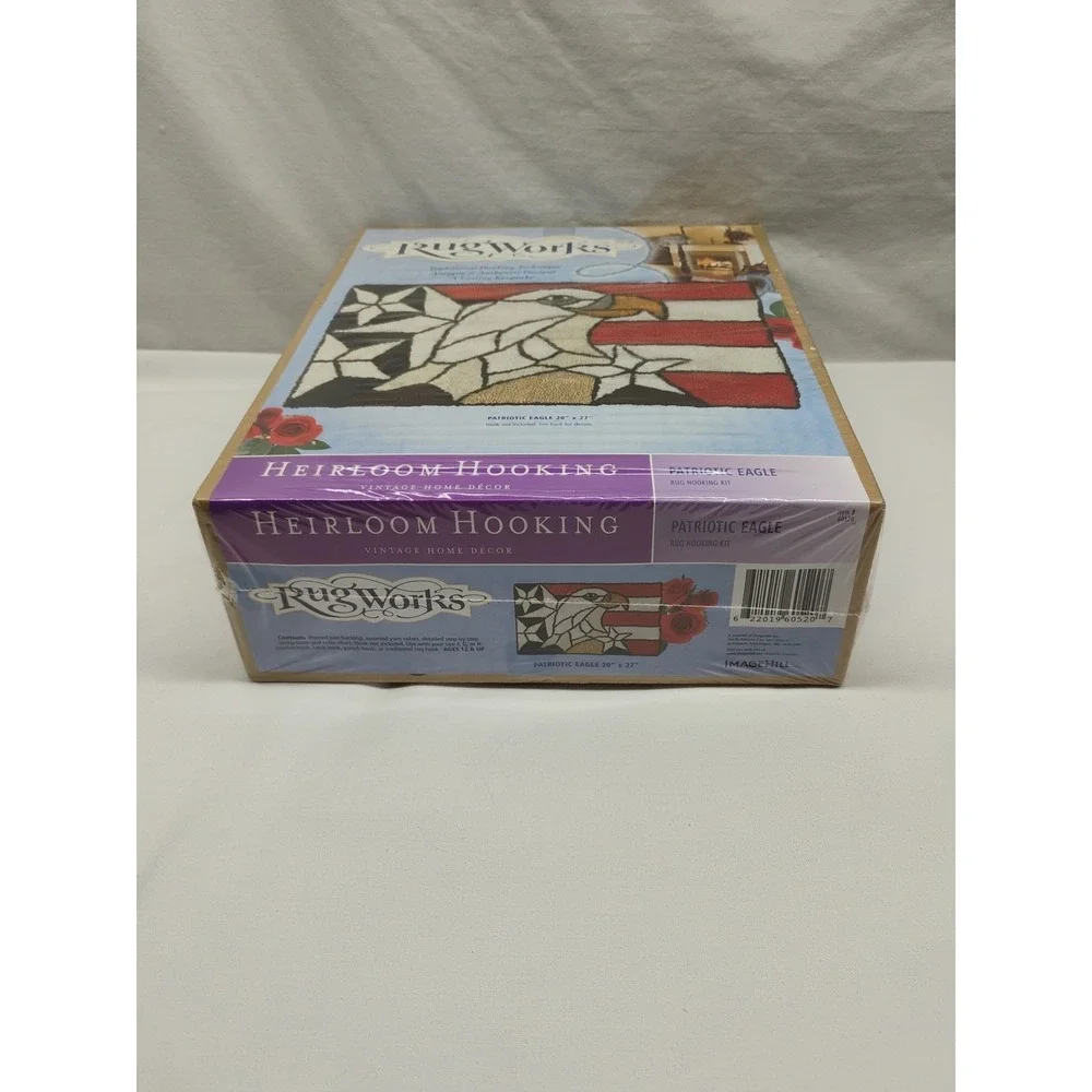Vintage Rugworks Rug Hooking Kit PATRIOTIC EAGLE 20